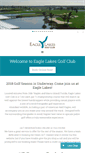 Mobile Screenshot of eaglelakesgolfclub.net
